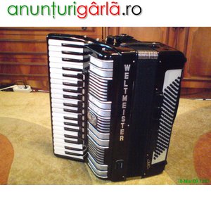 Imagine anunţ Vand acordeon weltmeister S4, 120 basi, impecabil