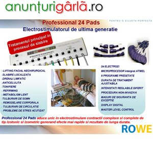 Imagine anunţ PROFESSIONAL 24 Pads - ELECTROSTIMULARE DE ULTIMA GENERATIE