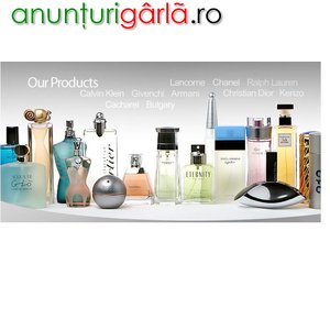 Imagine anunţ parfumuri originale la cele mai mici preturi