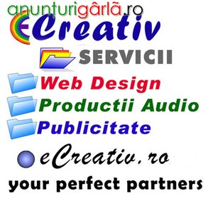 Imagine anunţ Web Design - Productii Audio - Publicitate Online Si Radio