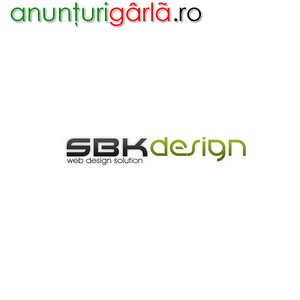 Imagine anunţ SBKdesign - Servicii web design & web develop