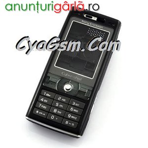 Imagine anunţ Carcasa Sony Ericsson k800 Black Completa + Bonus 2xTastatura