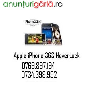 Imagine anunţ Ofera ! iPhone 3GS 16GB NeverLocked Nou 0769-897-194 !!