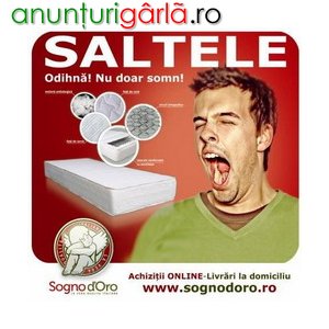 Imagine anunţ SALTELE ITALIENE la comanda sognodoro. ro
