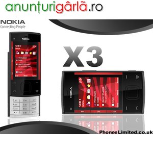 Imagine anunţ VAND NOKIA X3 - 3G - NOU, IN CUTIE SIGILATA
