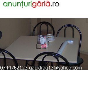 Imagine anunţ vand mese si scaune pt.bar cofetarii