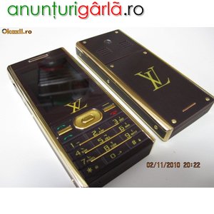Imagine anunţ Telefon gold dual sim louis vuitton ! model nou