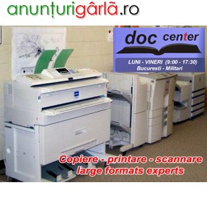 Imagine anunţ Copy-center Bucuresti, plotare, scanare, copiere