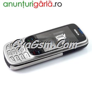 Imagine anunţ CyaGsm.Com Carcase Nokia 6303 Silver Completa + BONUS tastatura