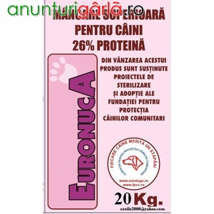 Imagine anunţ Mancare pentru catei Euronuca Extranutritious