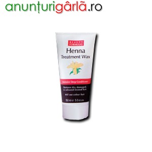 Imagine anunţ Tratament Henna contra caderii parului Beauty Formulas (tub 150g)