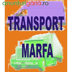 Imagine anunţ Transport marfa, mobila, bagaje, pachete, colete, casnice, diverse