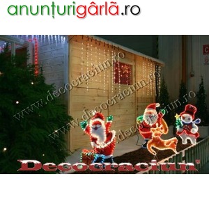 Imagine anunţ Decoratiuni si ornamente craciun iluminat exterior