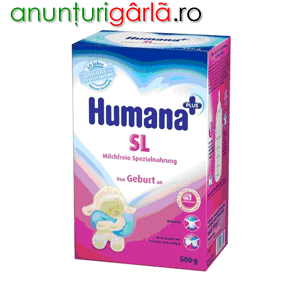 Imagine anunţ Lapte praf Humana SL Transport gratuit !