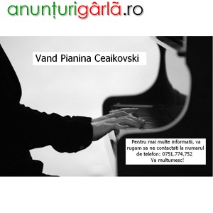 Imagine anunţ Vand Pianina Ceaikovski
