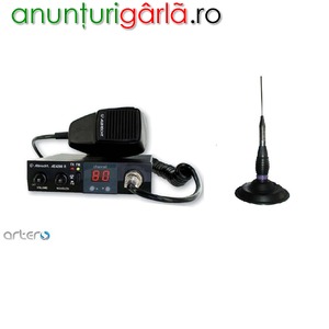 Imagine anunţ Set Statie Radio CB Albrecht AE 4200R plus Antena Milenium 145 Magnetica