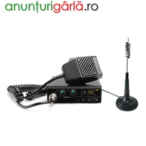 Imagine anunţ Set Statie Radio CB Danita 1240 plus Antena Milenium ML 145 magnetica
