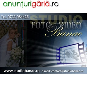Imagine anunţ StudioBanac ofera servicii foto video nunta, botez si alte evenimente