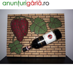 Imagine anunţ Suport pentru sticla de vin din mozaic . Wine holder.