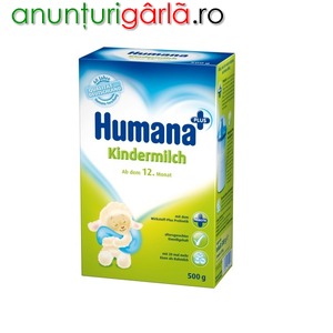 Imagine anunţ Lapte praf Humana kindermilch 12+ Prebiotic Livrare gratuita!