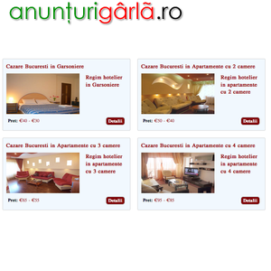 Imagine anunţ Regim hotelier Bucuresti 0722.305.070