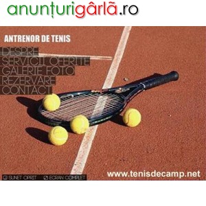 Imagine anunţ Tenis de camp- pentru tine si copilul tau Sector3 - Dristor