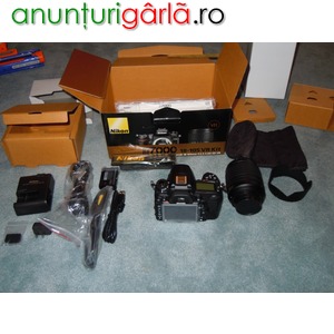 Imagine anunţ Original:Nikon D7000 Digital SLR Camera with Nikon AF-S DX 18-105mm lens