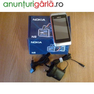 Imagine anunţ Nokia N8 eftin si nou