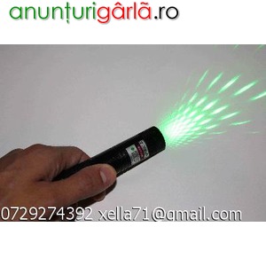 Imagine anunţ Promotie: numai 80USD Laser verde pointer 100-200mw arde chibrite