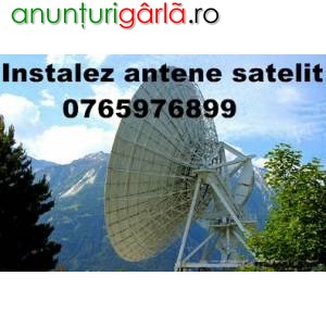 Imagine anunţ [Instalator Antene Satelit] 0765976899