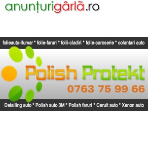Imagine anunţ Polish auto - Polish faruri – Ceruit auto