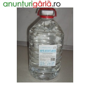Imagine anunţ Apa distilata - vindem apa distilata (obtinuta prin metoda distilarii)