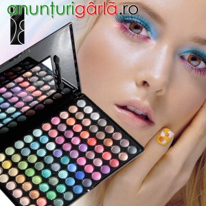 Imagine anunţ Trusa Machiaj Farduri Make-up Profesionala 88 culori sidefate Fraulein