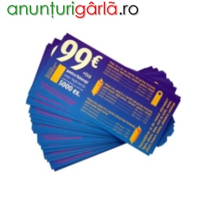 Imagine anunţ Oferta flyere - 5000 fluturasi / 99 euro + TVA