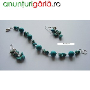 Imagine anunţ bijuterii handmade turcoaz