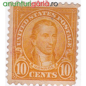 Imagine anunţ timbre rara USA