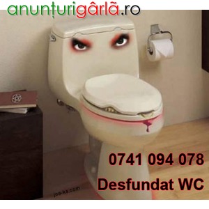 Imagine anunţ Instalator desfundat WC Bucuresti