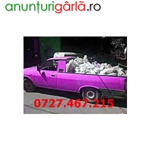 Imagine anunţ Transport moloz, mobila, gunoi cu Dacia Papuc Bucuresti 0727.467.215