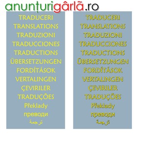 Imagine anunţ Traduceri simple, autorizate, legalizate