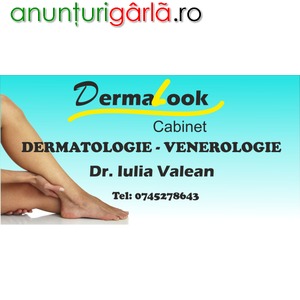 Imagine anunţ Cabinet dermatologie-venerologie Dr.Iulia Valean