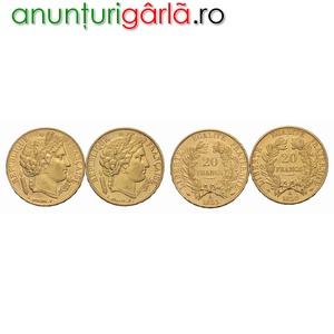 Imagine anunţ Colectionar cumpar monede din aur