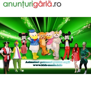 Imagine anunţ Mascote animatori petreceri copii Suceava Vatra Dornei Campulung Gura Humorului