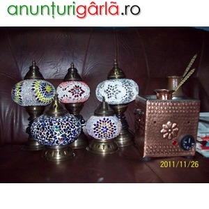 Imagine anunţ Vand lampa turcesc cu lumini si aparat de cafea cu nisip turcesc 0733972939
