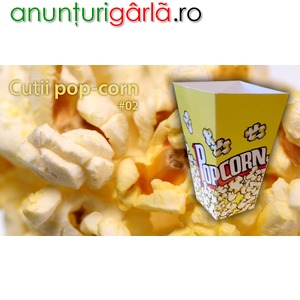 Imagine anunţ Ambalaje popcorn