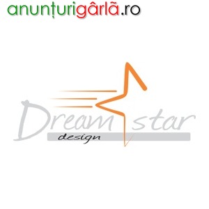 Imagine anunţ DreamStar Design realizare site de prezentare magazin online optimizare seo promovare online logo design Oferim servicii complet profesionale de Web Design