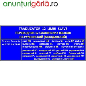 Imagine anunţ Traducator - interpret 12 limbi slave (rusa, slovena, ceha etc)