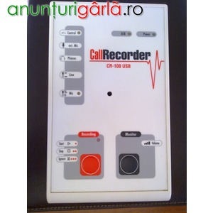 Imagine anunţ vand Call Recorder Beyertone musiphone CR-100 USB