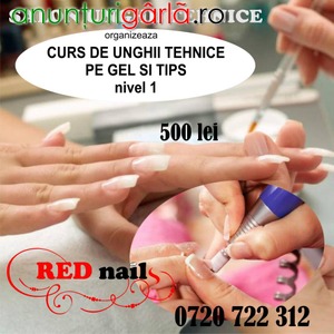 Imagine anunţ Curs de aplicare unghii cu gel si tips, nivel 1 Galati