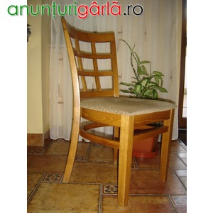 Imagine anunţ Vand scaune tapitate din lemn de fag