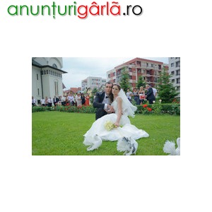 Imagine anunţ porumbei albi nunta Pitesti